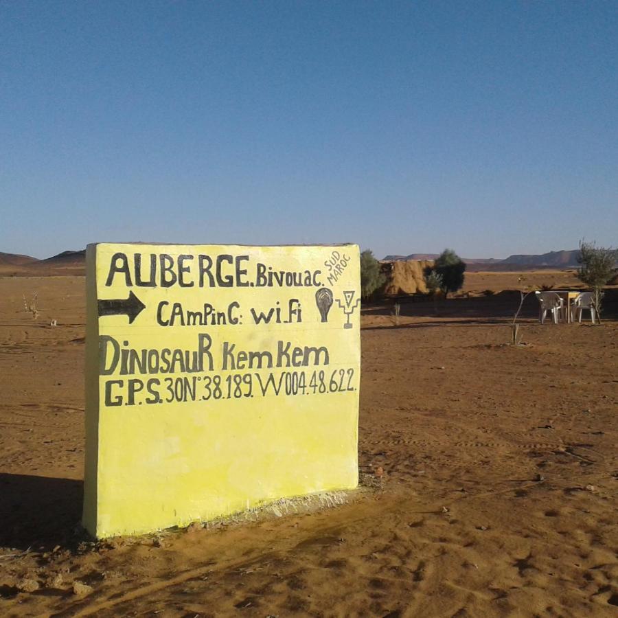 Hotel Auberge Dinosaur Sahara Maroc Tafraoute Sidi Ali Exterior foto